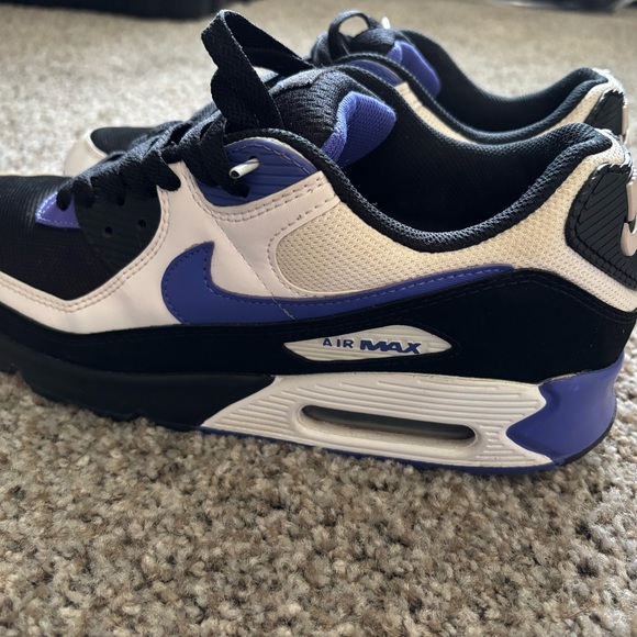 Nike Other - Nike Air Max Black, White and Purple Sneakers